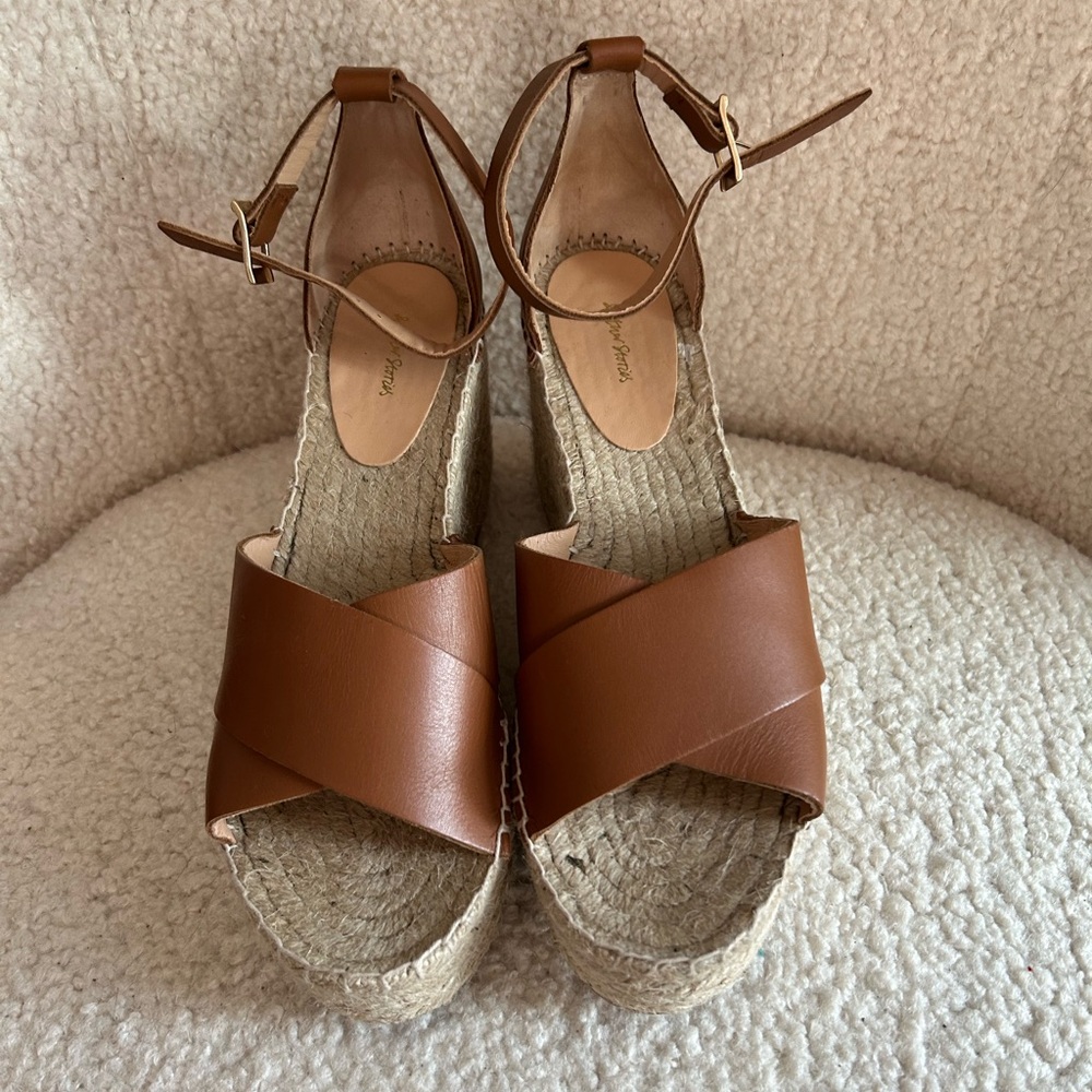 & Other Stories Leather Wedges